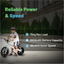 Porodo Lifestyle Electric Kid's Bike Joy Cruiser - 2600mAh / 165 RPM / White