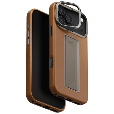 UNIQ Hybrid Heldro Pro Magclick Charging Case For Apple iPhone 17 Pro Max - Caramel