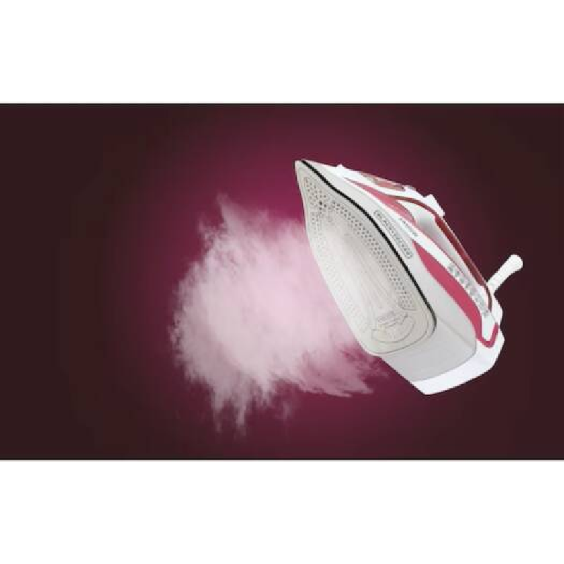Black+Decker Steam Iron - 2400W / 380ml / Magenta
