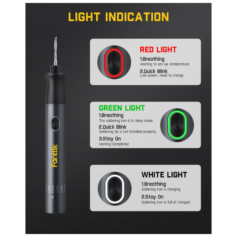 Fanttik NEX T1 Max Soldering Iron Kit - Black