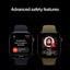 Apple Watch Series 12 - LTPO OLED / 64GB / 42mm / Bluetooth / Wi-Fi / Small/Medium / Black Aluminium Case with Black Sport Band