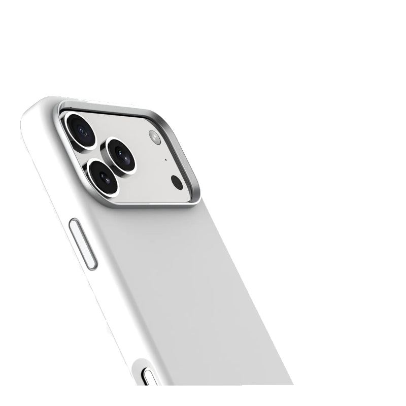 Levelo Iris MagSafe Liquid Silicone Case For Apple iPhone 17 Pro - Silver Accessories > Mobiles & Tablets > Mobiles >