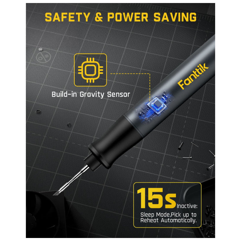 Fanttik NEX T1 Max Soldering Iron Kit - Black