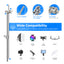 NEEWER SC320 320cm Stainless Steel C Stand with Boom Arm - Silver