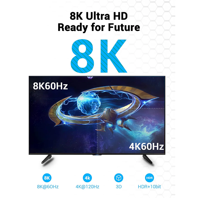 Vention HDMI-C Male to HDMI-A Male Cable - 4K / 1 Meter / Black