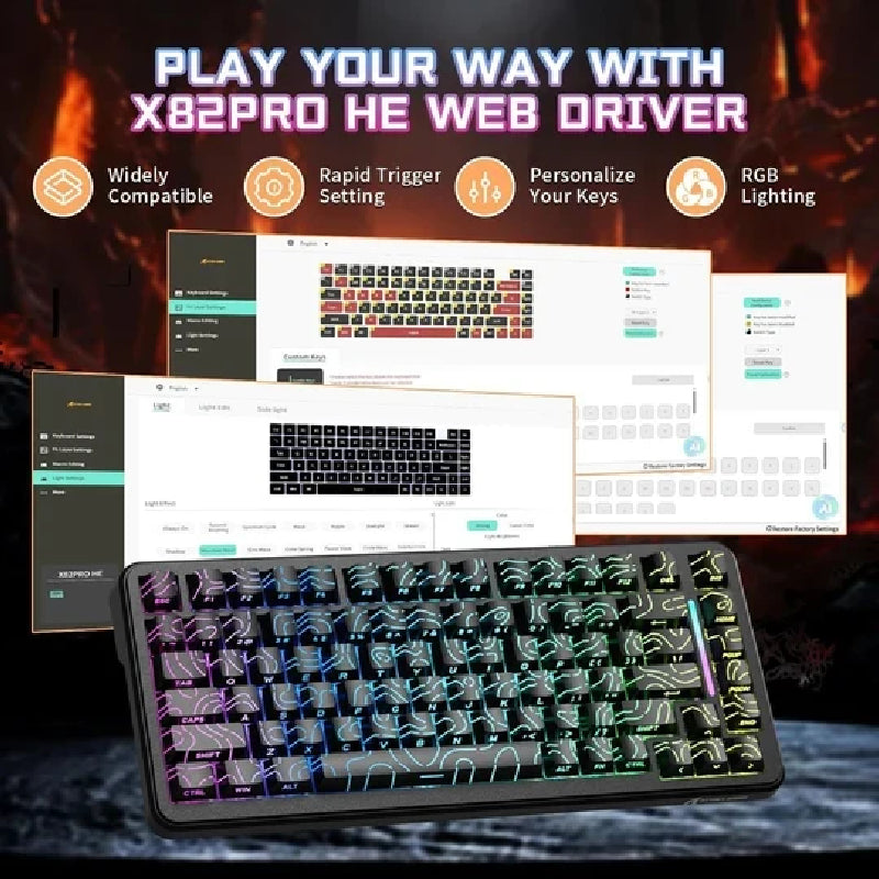 لوحة مفاتيح ألعاب ميكانيكية هجينة ستيل سيريز أبيكس 5، سلكية، RGB، باللون الأسود