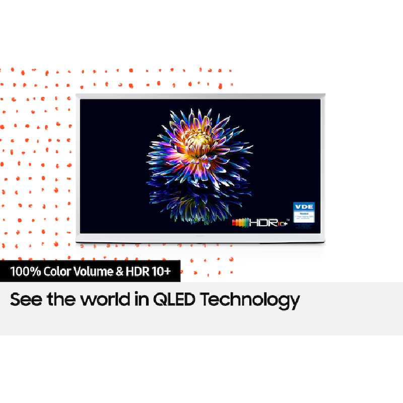 Samsung Serif QLED 4K Smart TV - 50" QLED / 50Hz / Wi-Fi / USB / HDMI - Smart TV