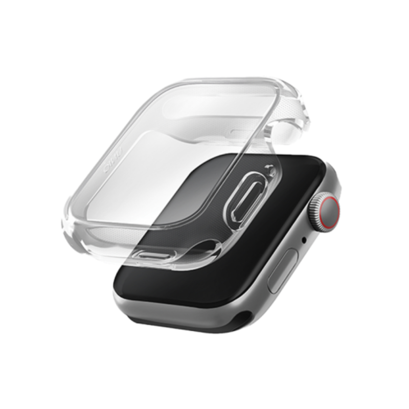 UNIQ Hybrid Guard Watch Case with Screen Protector - Apple Watch (SE3 / SE2) 44mm / Dove Clear