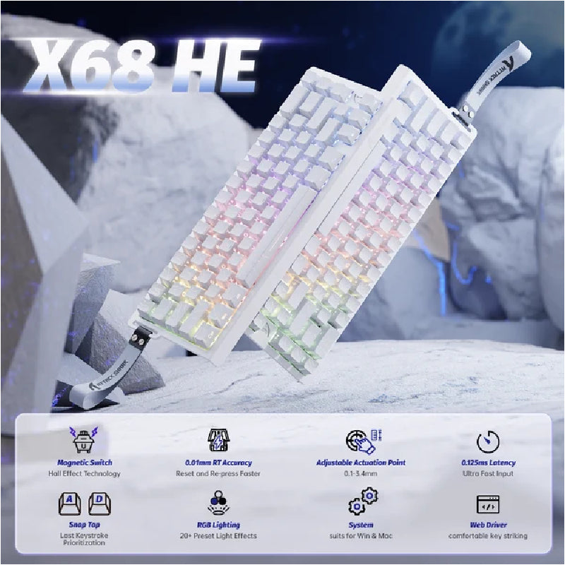 لوحة مفاتيح ألعاب ميكانيكية هجينة ستيل سيريز أبيكس 5، سلكية، RGB، باللون الأسود