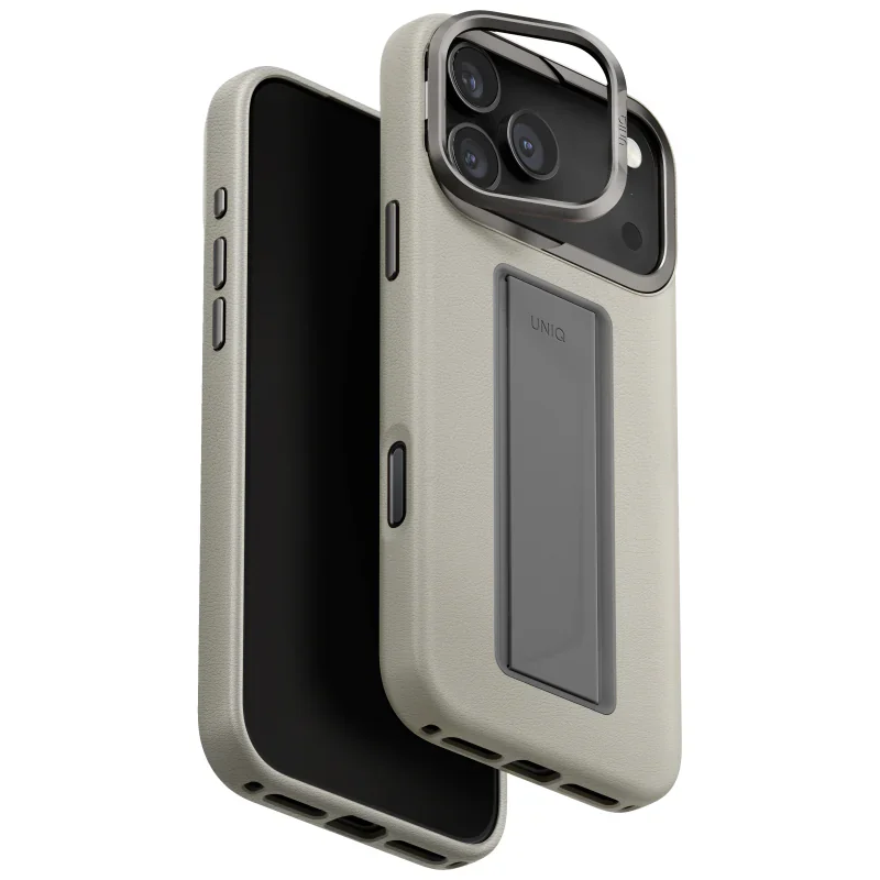 UNIQ Hybrid Heldro Pro Magclick Charging For Apple iPhone 17 Pro Max - Clay