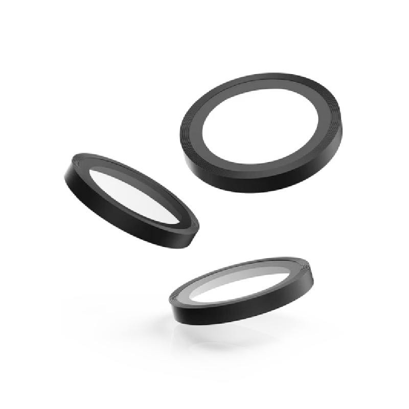 BodyGuardz Pure 3 Individual Camera Lens Protector for Apple iPhone 17 Pro & 17 Pro Max - Black