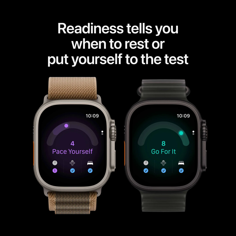 Apple Watch Ultra 4 - LTPO OLED / 64GB / 49mm / Bluetooth / Wi-Fi / Cellular / Black Titanium Case with Translucent Black Ocean Band