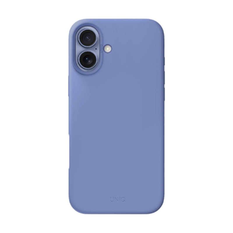 UNIQ Hybrid Lino Hue Magclick Charging Case For Apple iPhone 16 - Pearl Blue