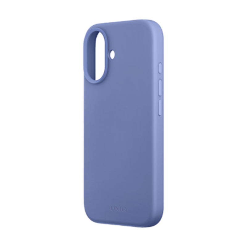UNIQ Hybrid Lino Hue Magclick Charging Case For Apple iPhone 16 - Pearl Blue