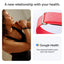 HSM Smart Foldable Home Treadmill - Pink + Google Fitbit Air Smart Screenless Fitness Tracker - Bluetooth / Berry - Bundle Offer