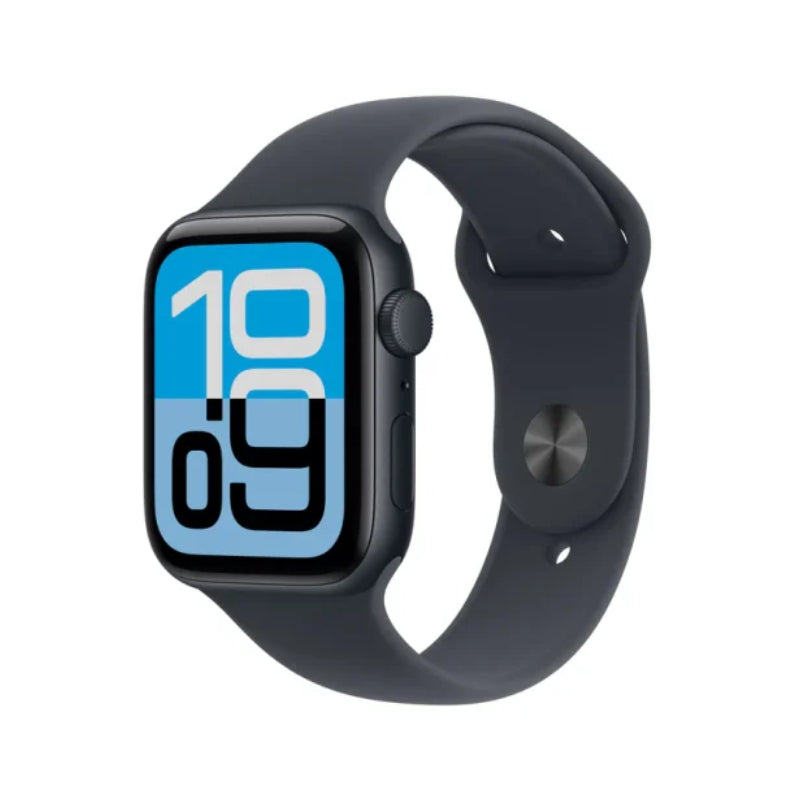 Apple Watch Series SE 3 - OLED / 64GB / 44mm / Bluetooth / Wi-Fi / Small/Medium / Midnight Aluminium Case With Midnight