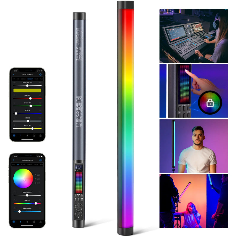 NEEWER TL60 RGB Tube Light - 3000mAh / 20W
