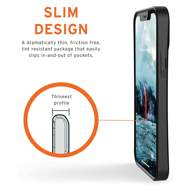 UAG Outback Bio Phone Case For Apple iPhone 12 / iPhone 12 Pro - Black