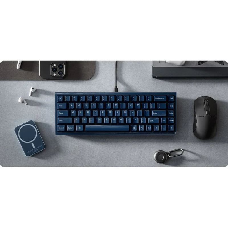 Keychron Q16 HE 8K 65% Wired Magnetic Switch Gaming  Keyboard - Navy Blue