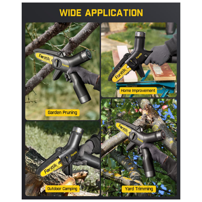 Fanttik W10 APEX Mini Chainsaw - Black