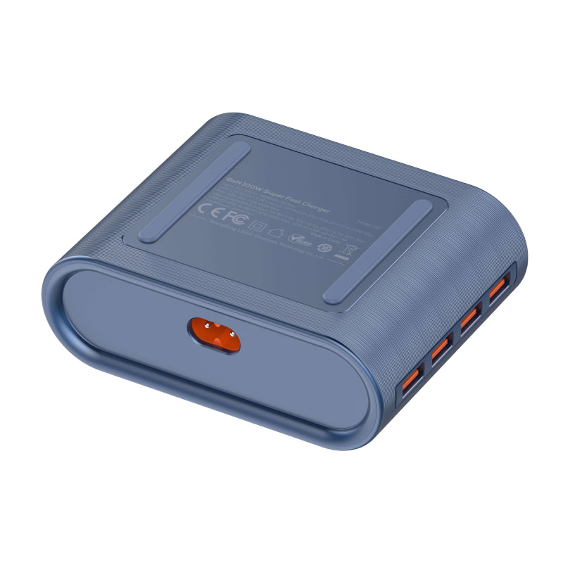 LDNIO GaN Super Fast Desktop Charger - 100W / USB-C / USB-A / Assorted