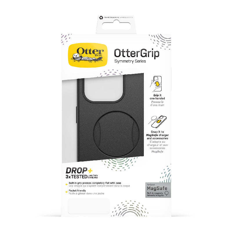 OtterBox OtterGrip Symmetry MagSafe Case - Apple iPhone 15 Pro Max / Black Accessories > Mobiles & Tablets > Mobiles >