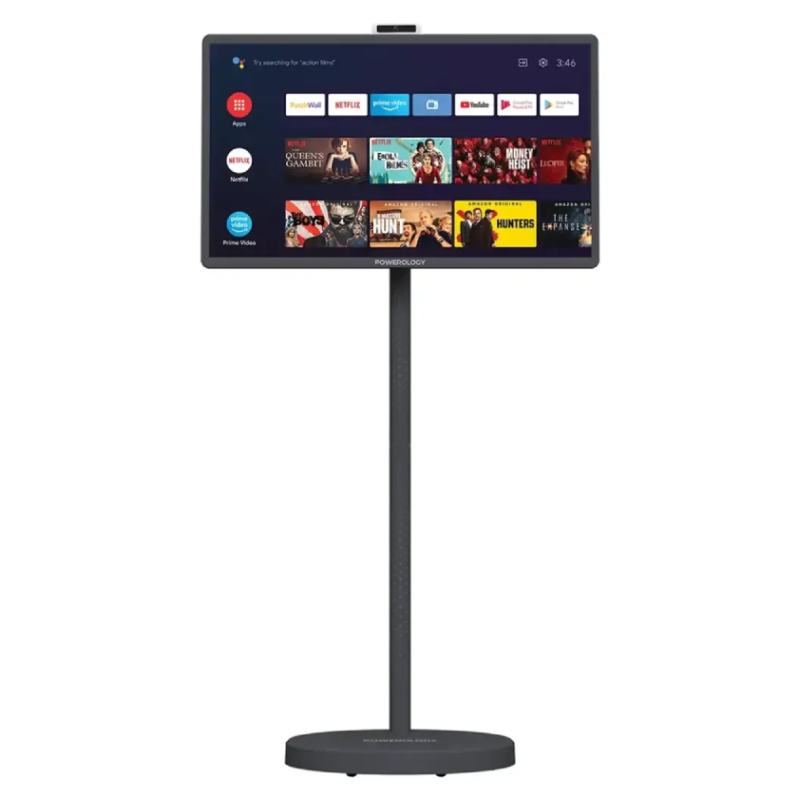 Powerology Banff Portable Smart Monitor - 32" / 38400mAh / Bluetooth / Gray