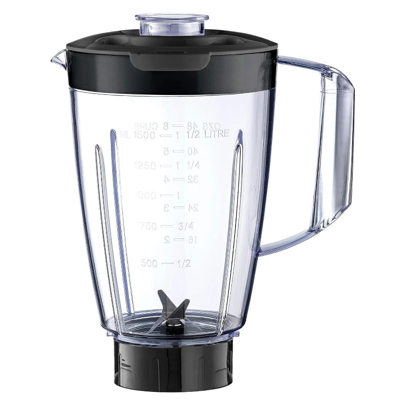 Black+Decker Blender With Grinder Mill Plus Extra Blender Jar - 400W / Black