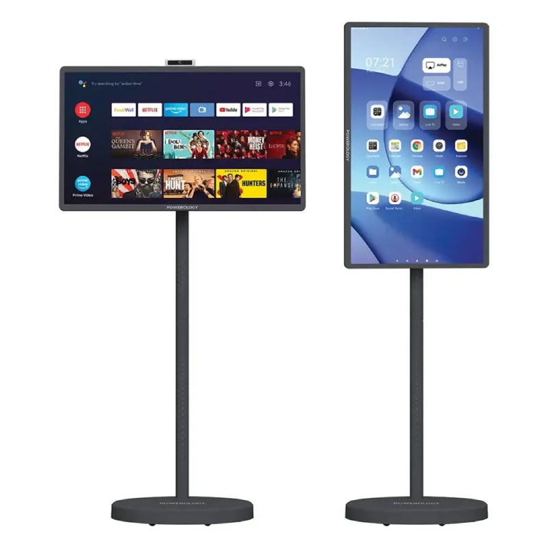 Powerology Banff Portable Smart Monitor - 32" / 38400mAh / Bluetooth / Gray