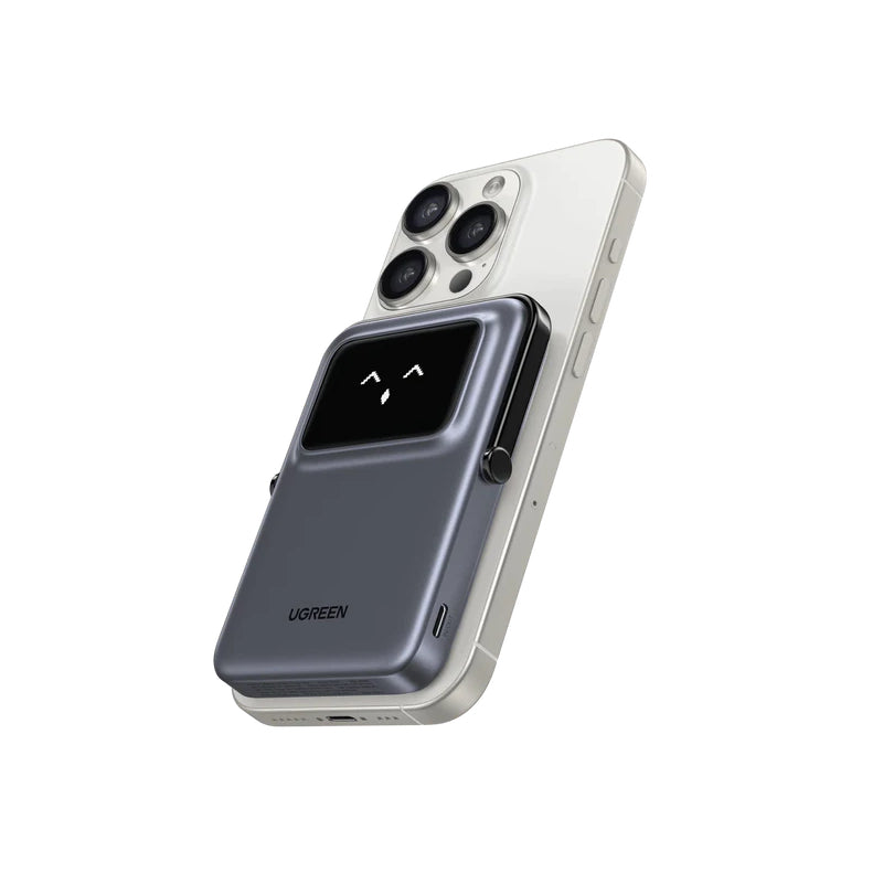 UGREEN Uno Magnetic Wireless Power Bank - 5000mAh / 7.5W / USB-C / Black