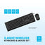 Pawa Wireless Keyboard & Mouse - 2.4GHz / Black