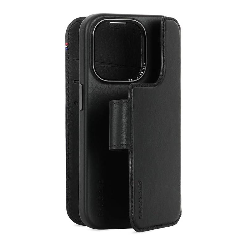 Decoded Leather Detachable Wallet Magsafe Case - Apple iPhone 15 Pro / Black Accessories > Mobiles & Tablets > Mobiles