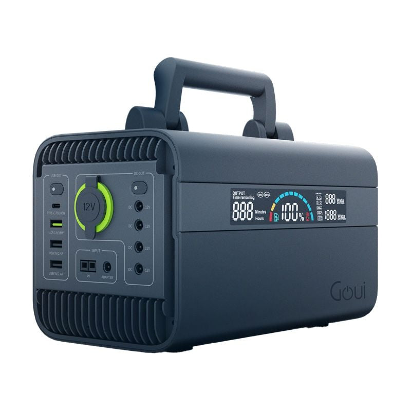GOUI Beast Power Station - 600W / USB-A / USB-C / Black