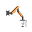 AndaSeat Stealth Pro II RGB A9X Single Monitor Arm - 17"-42" Inch / Black/Orange