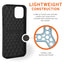 UAG Outback Bio Phone Case For Apple iPhone 12 / iPhone 12 Pro - Black