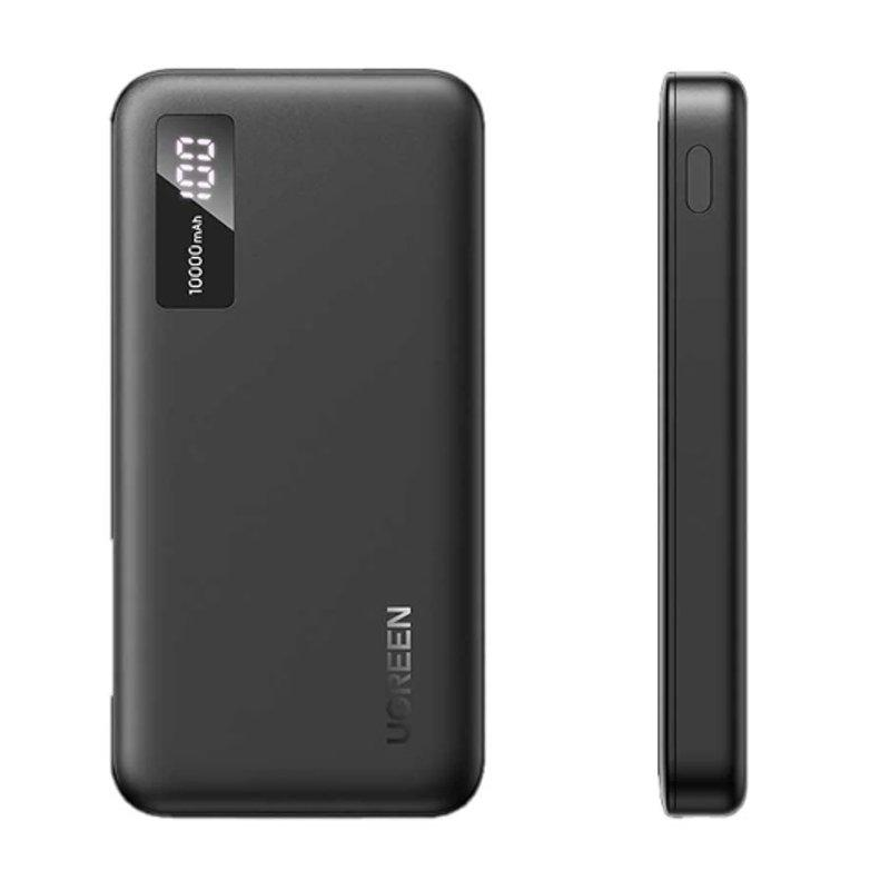 UGREEN Two-way Fast Charging Power Bank - 10,000mAh / 20W / USB-C / USB-A / Black