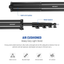 NEEWER ST-400AC 400cm Heavy Duty Air Cushioned Light Stand - Black