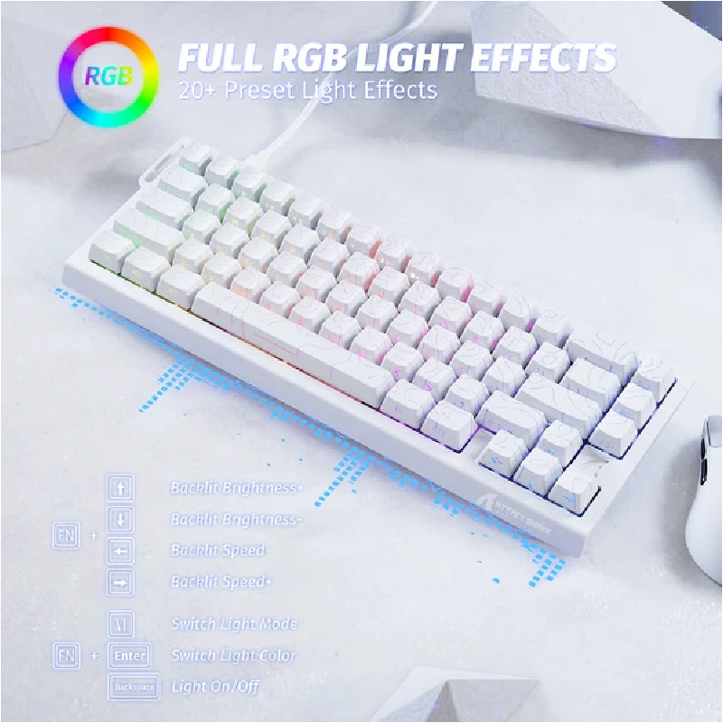 لوحة مفاتيح ألعاب ميكانيكية هجينة ستيل سيريز أبيكس 5، سلكية، RGB، باللون الأسود
