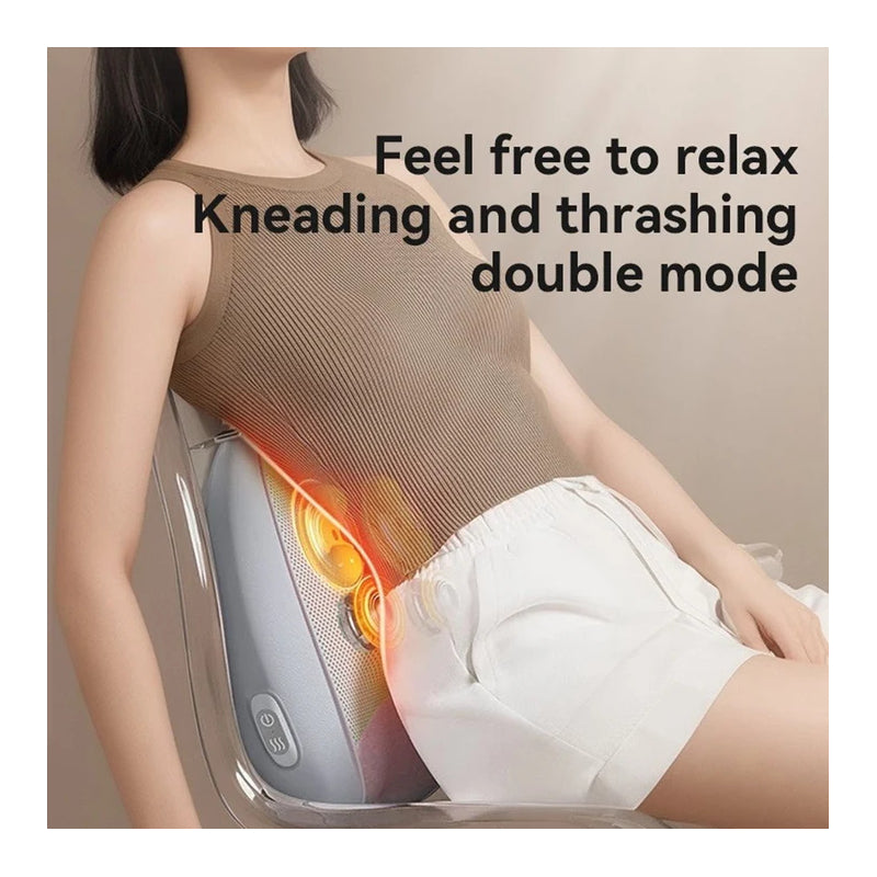Yesido MG15 Rechargeable Back Massager – Hot Compress Ergonomic Fatigue Relief Tool - Gray