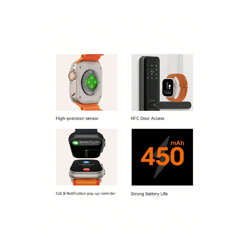 Microwear Active Pro Smart Watch Ultra - 2.2inch AMOLED / Bluetooth Smart Watches