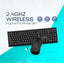 Pawa Wireless Keyboard & Mouse - 2.4GHz / Black