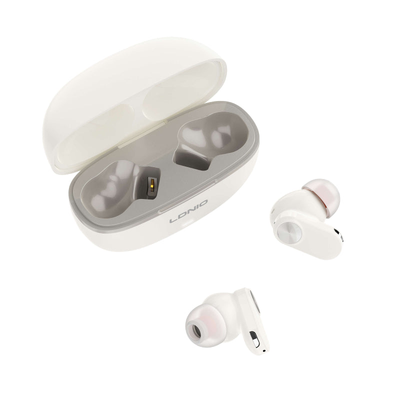 LDNIO T13 Wireless Stereo Earbuds - In-Ear / Bluetooth / White