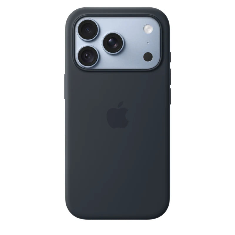 Apple iPhone 18 Pro - 256GB / Glacier / 5G / 6.3" / Middle East Version + Apple iPhone 18 Pro Silicone MagSafe Case - Navy Blue + Apple iPhone FineWoven MagSafe Wallet - Black - Bundle Offer