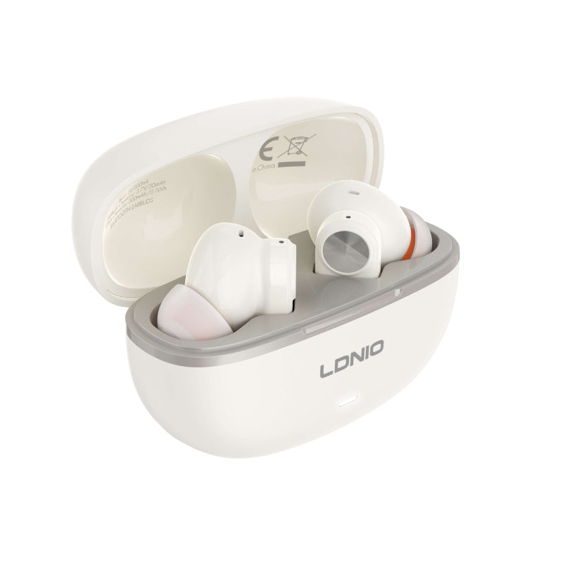 LDNIO T13 Wireless Stereo Earbuds - In-Ear / Bluetooth / White