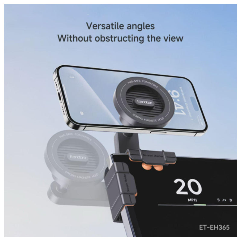 Earldom ET-EH365 Car Screen Magnetic Phone Mount Holder - Black