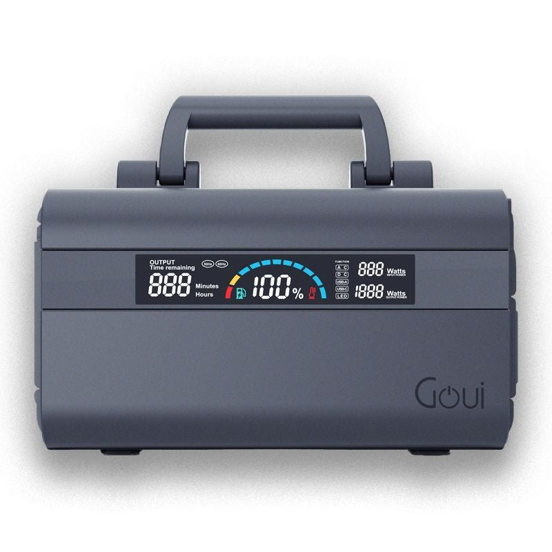 GOUI Beast Power Station - 600W / USB-A / USB-C / Black