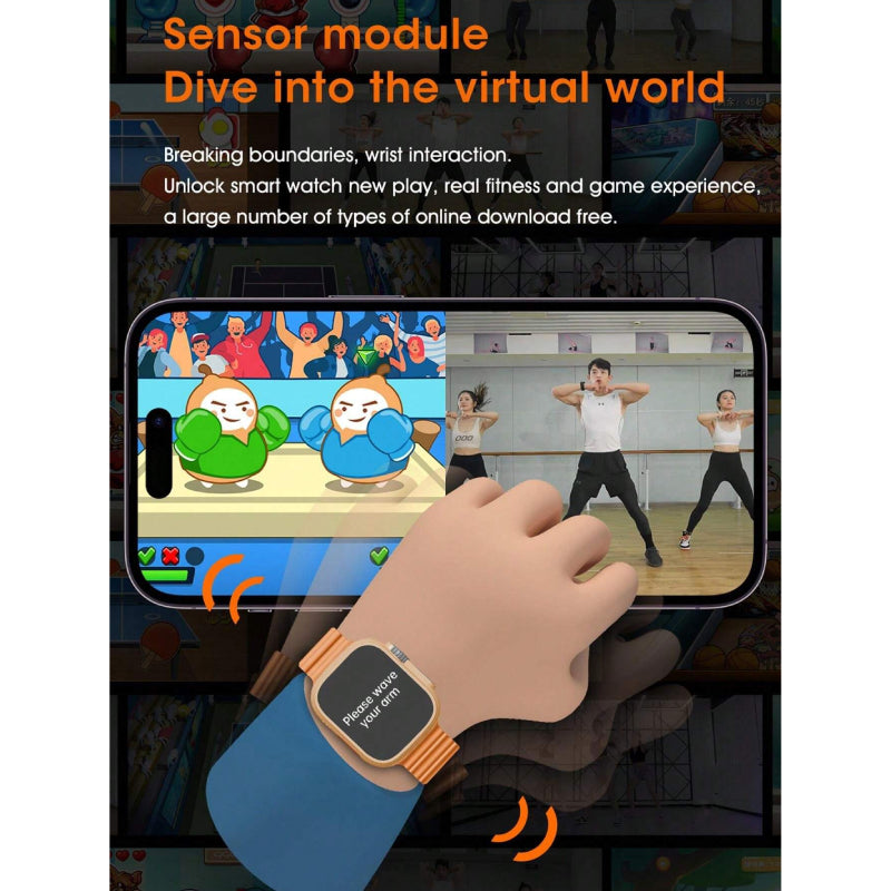 Microwear Active Pro Smart Watch Ultra - 2.2inch AMOLED / Bluetooth Smart Watches