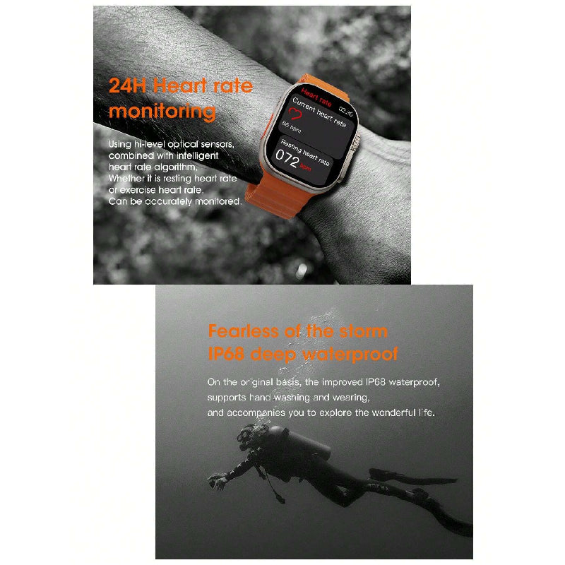 Microwear Active Pro Smart Watch Ultra - 2.2inch AMOLED / Bluetooth Smart Watches