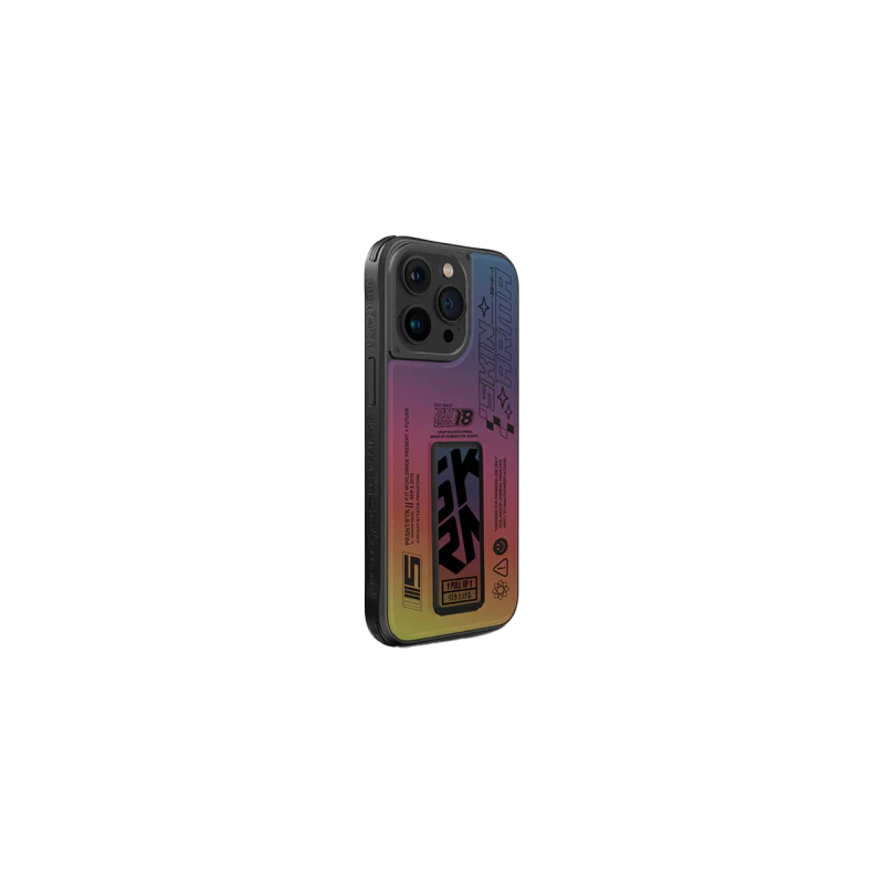 SKINARMA Kira Kobai MagSafe + Grip-Stand Case for Apple iPhone 15 Pro - Hologram