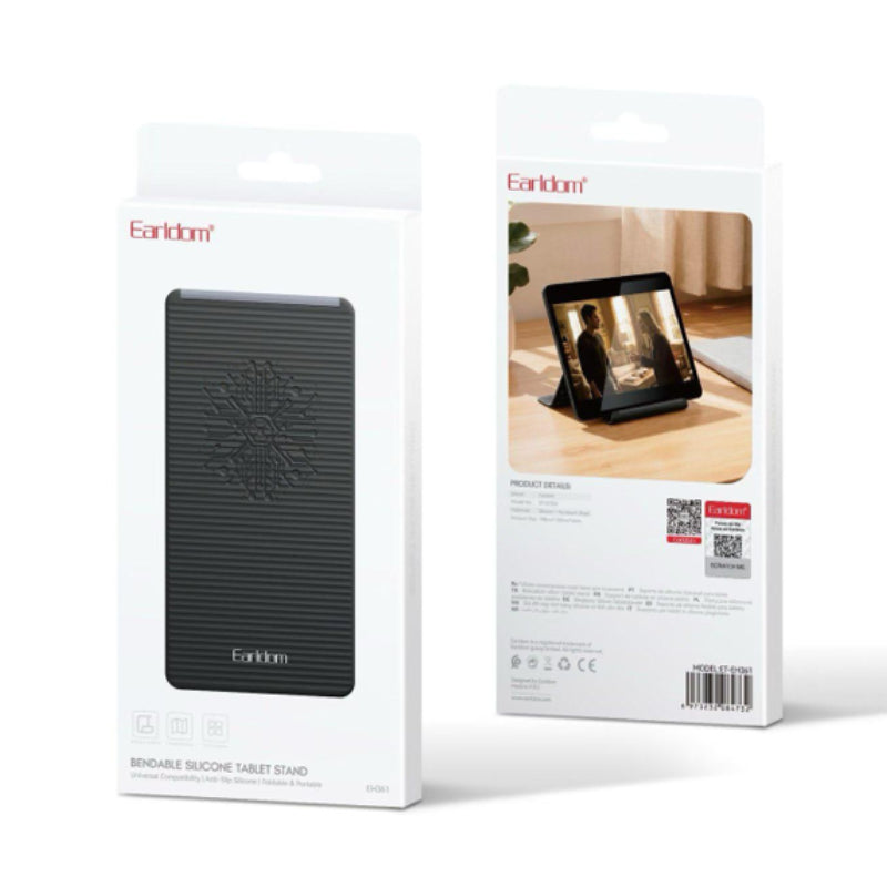 Earldom ET-EH361 Flexible Silicone Phone Stand - Black